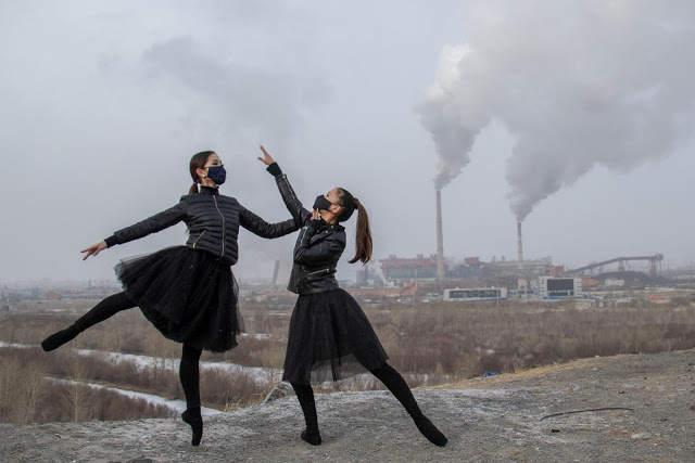 Dancers call for action against air pollution