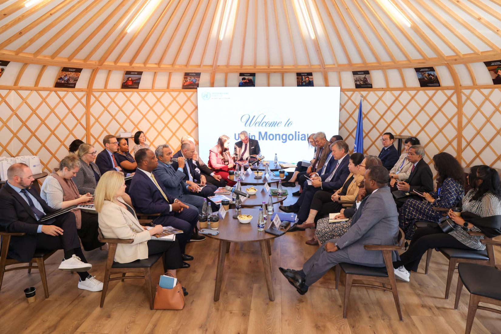 US COngress members meeting with UNCT