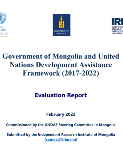 UNDAF 2017-2022 Evaluation Report by IRIM